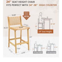 Counter top height chairs