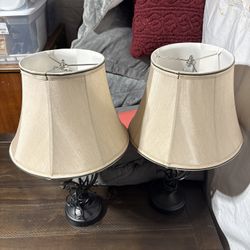 Set Of 2 Plug In Lamps. 