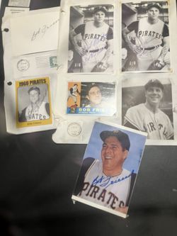 Bob Friend PIRATES Autographs 