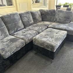 NEW SECTIONAL SOFA AND OTTOMAN INCLUDING FREE DELIVERY- SPECIAL FINANCING AVAILABLE 