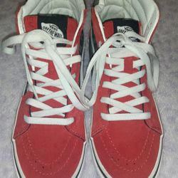 Boys hi Top Checkered Vans