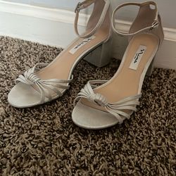 Party Dress Shoes Strappy, Sparkly 7 1/2