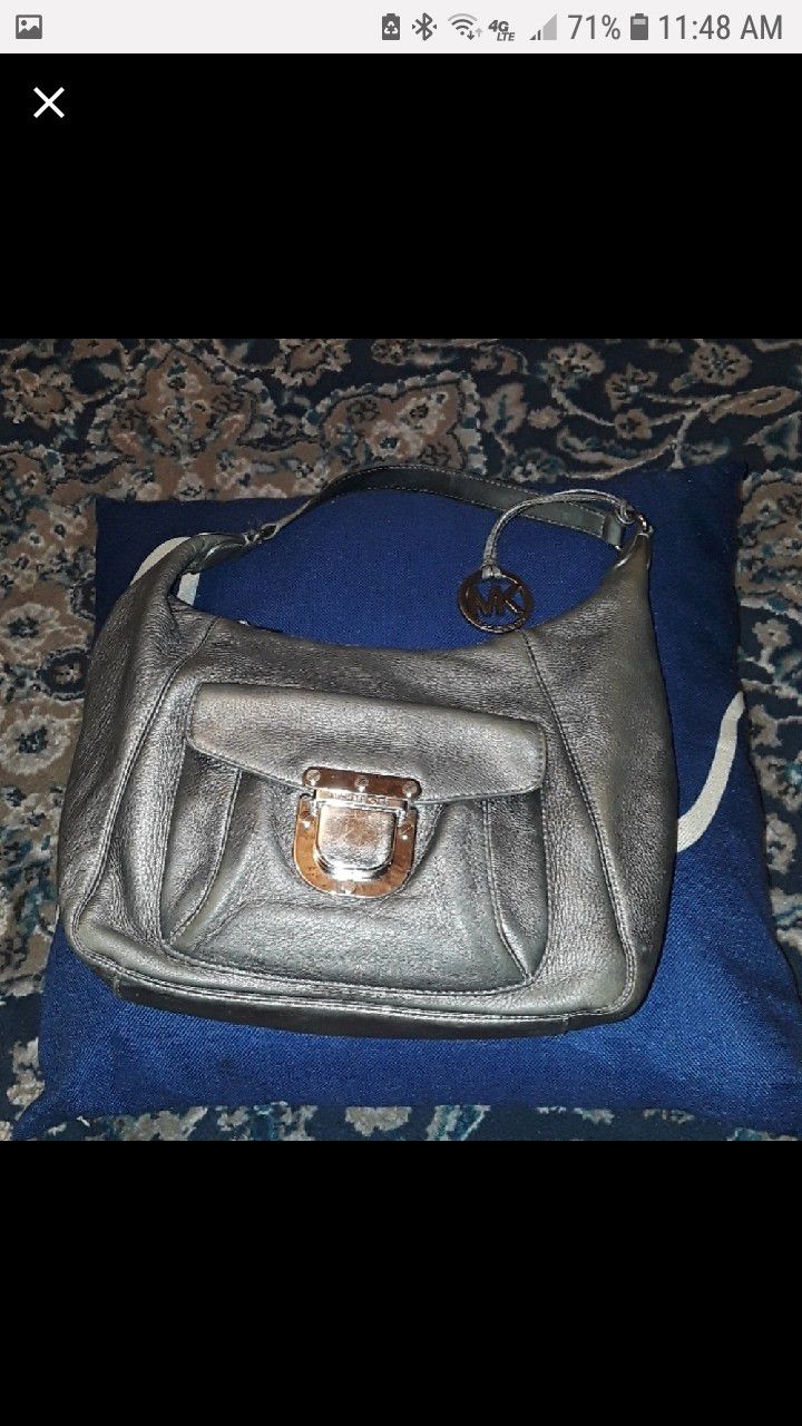 Leather Michael Kors Hobo Bag