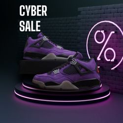 Air Jordan 4 F&F Purple