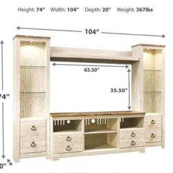 Outdoor/4-Piece Entertainmentt Center/ Delivery Available 