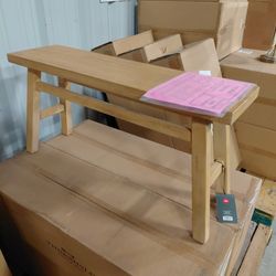Target Brand Thatcher Wood Bench NEW in Box 2 Left