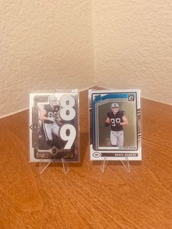 2 Brock Bowers Rookie Sports Cards