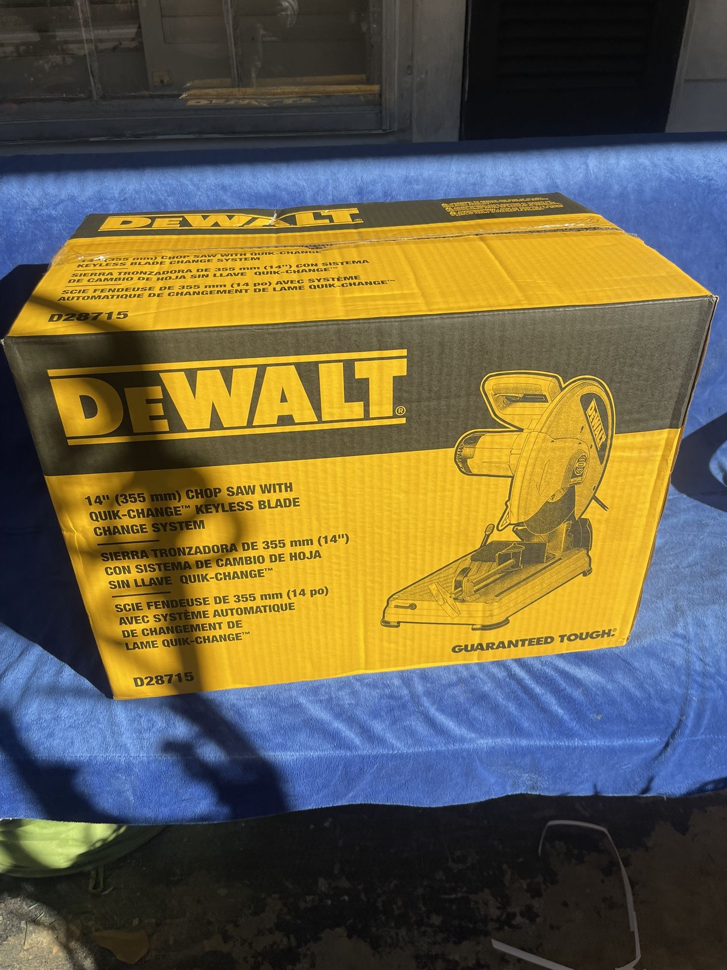 Dewalt Chop Saw 14”