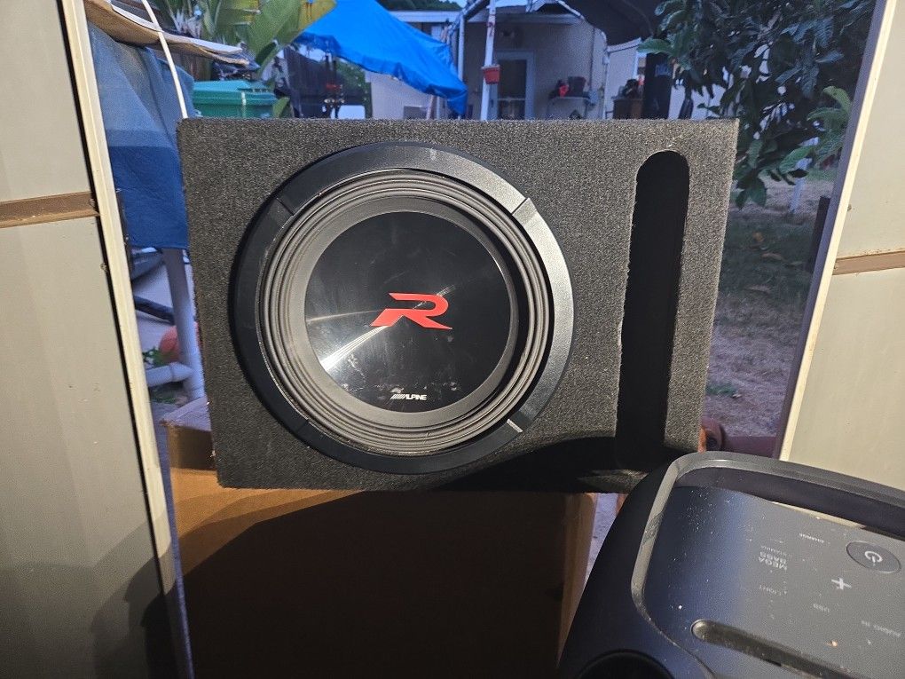 12" Alpine Sub.