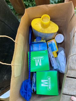 Fish tank and supplies