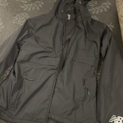 New Balance black windbreaker jacket