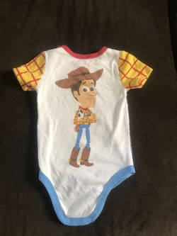 3-6 month toy story onesie