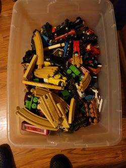 Mixed Wooden, Metal And Plastic Thomas The Train