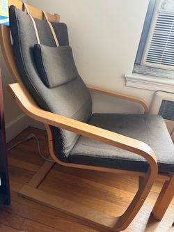 IKEA Poäng Armchair with Ottoman