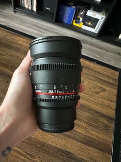 Rokinon 16mm Lens f/2.2 MFT