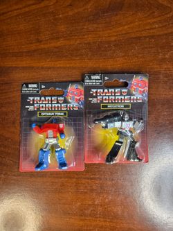 ✨ Transformers G1 Mini Figures Lot - Optimus Prime & Megatron (Just Play 2022) ✨
