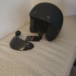 Open Face Old School Motorcycle Helmet XXL