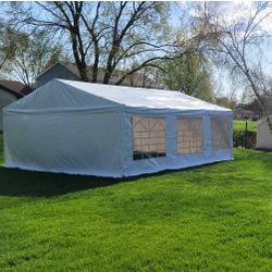 NEW! ONLY SALE! CREDIT CARD OK! PARTY TENT SIZE 20X20 HEAVY-DUTY PVC 