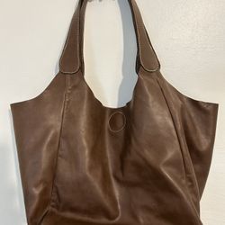 Koko Yang Brown Leather Tote Bag 