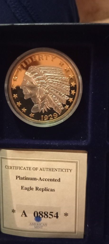 Indian Head Replica. U.S Mint