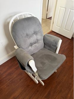 wooden nursery glider rocking chair