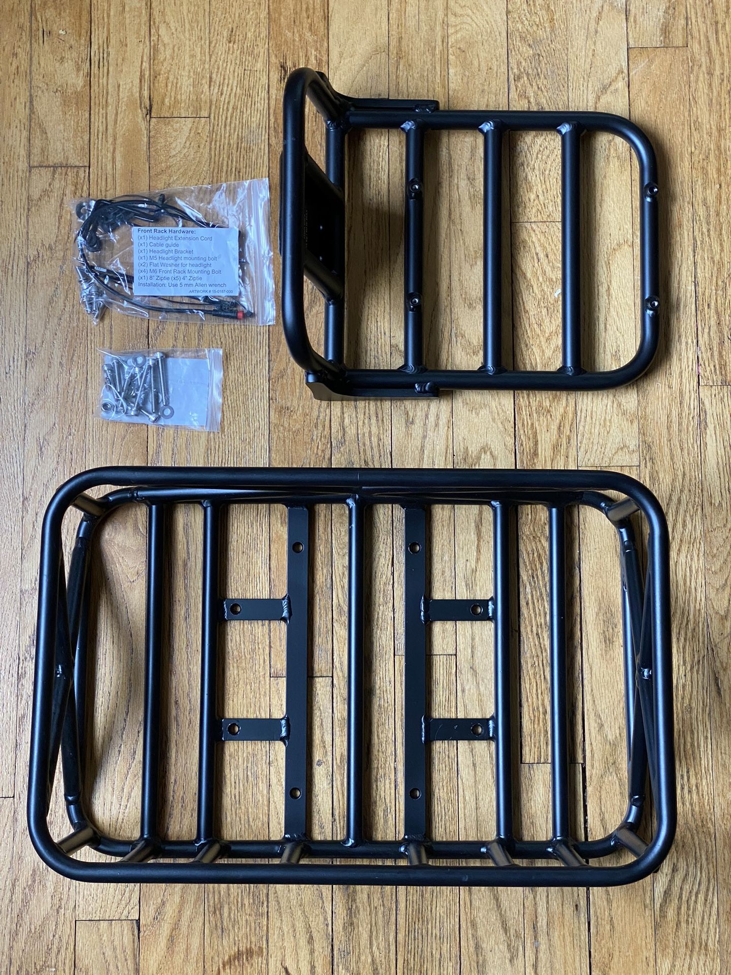 Rad Power Bikes Front Rack and Large Basket.