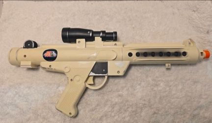 Vintage 1996 Stormtrooper Blaster Star Wars Tours Disney Lights/Sounds WORKS