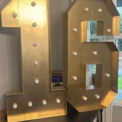 16 marquee Numbers