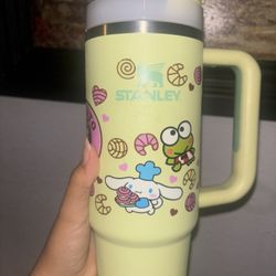 Lime stanley with hellokitty