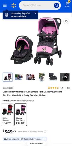 Minnie Mouse simple fold stroller