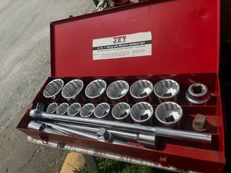 JET 21 PIECE 1 INCH SOCKET WRENCH SET