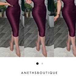 Vestido Burgundy