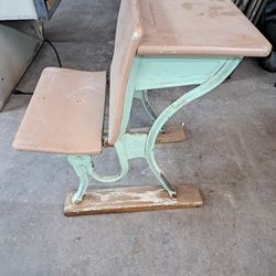 Antique School Desk