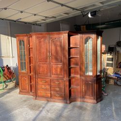 Vintage Modular TV Entertainment Center/bookshelf/Armoire 