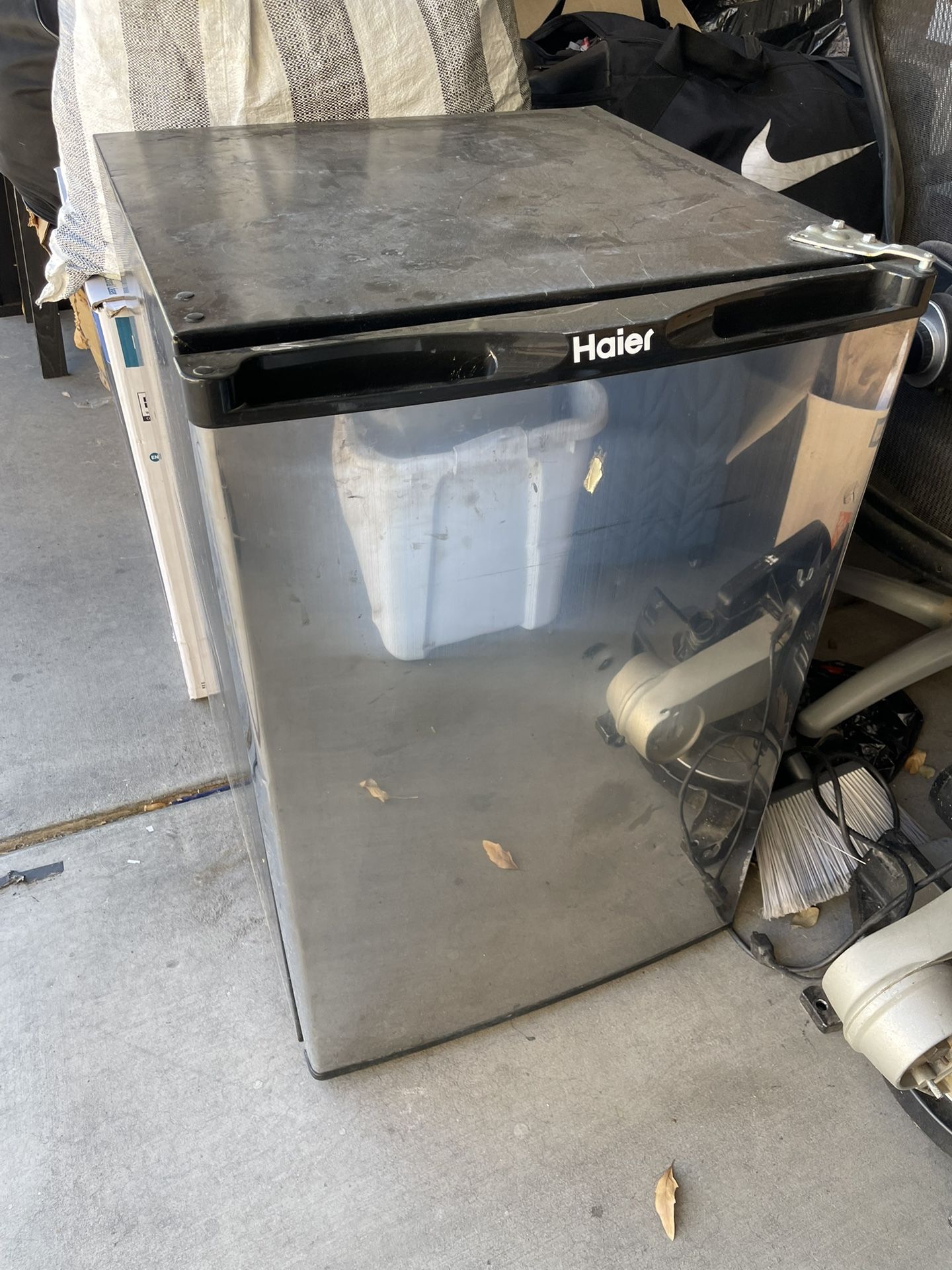 Haier Mini Fridge – Works Great, Needs Cleaning