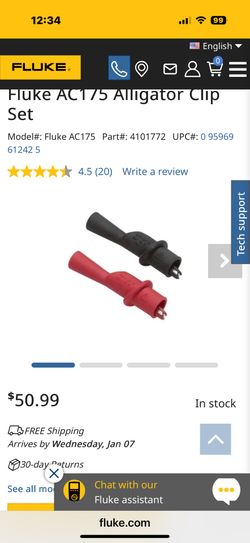 Fluke Alligator Clips