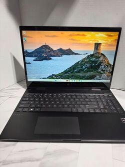 HP Envy Laptop with AMD Ryzen 5 windows 11 pro touchscreen