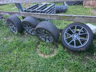 Tesla rims and tire