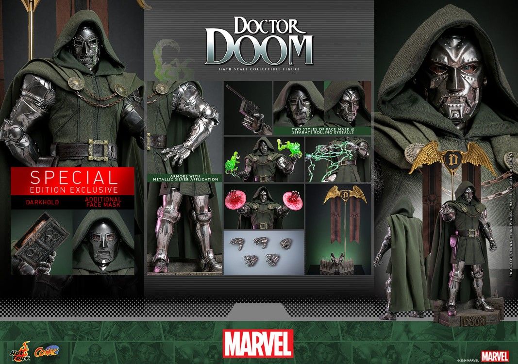 Hot Toys CMS022 Doctor Doom (Special Edition) Marvel 1/6 Figure
