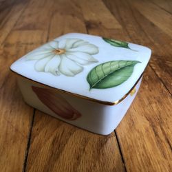 Tiffany Porcelain Trinket Box
