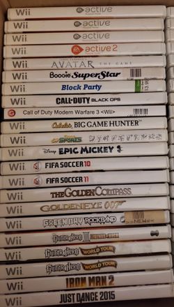 Various Nintendo Wii Games see prices in description