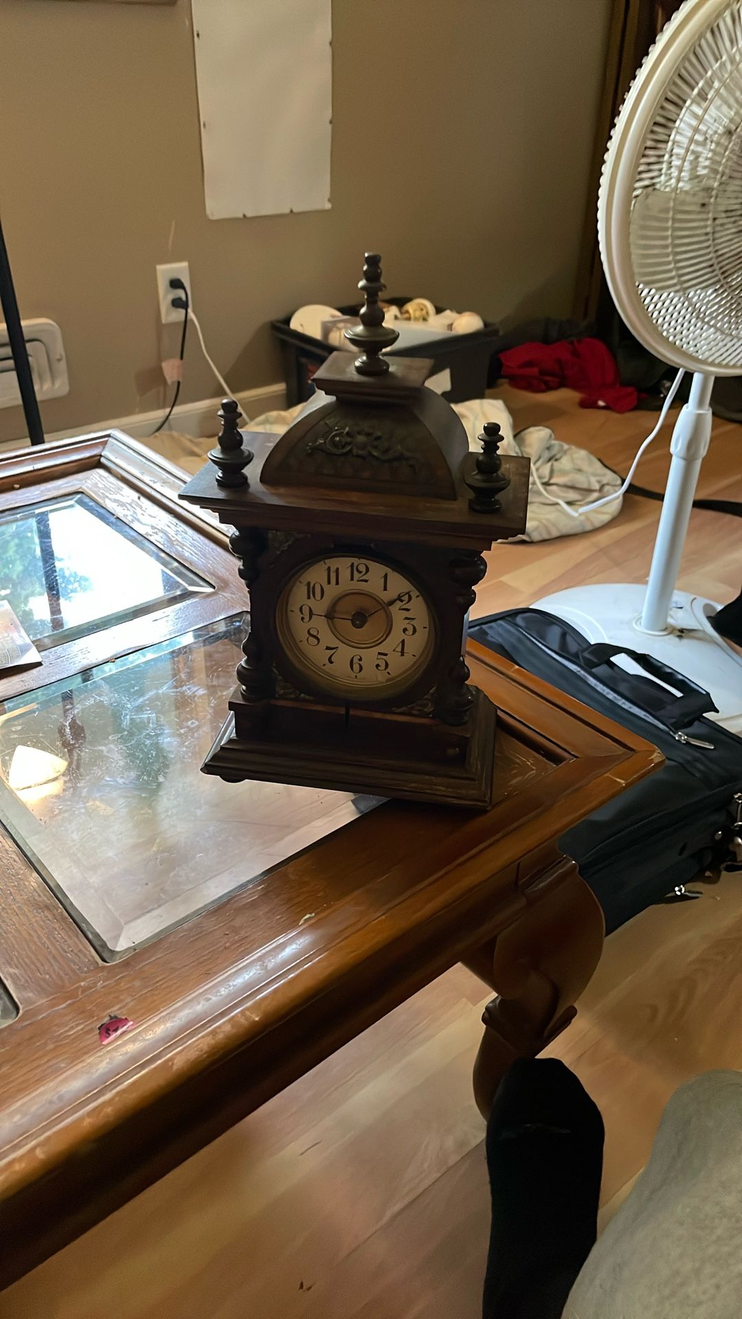 junghans Table Clock 19th Century Made In Germany Work Great