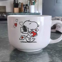 Three Valentine's Day Snoopy Mugs 
