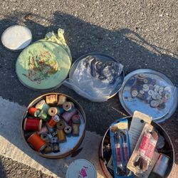 Sewing Stuff Bottoms Thread Needles And Other Stuff