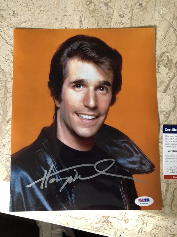 Henry Winkler Signed 8x10 Photo Autographed With PSA Authentication for ...