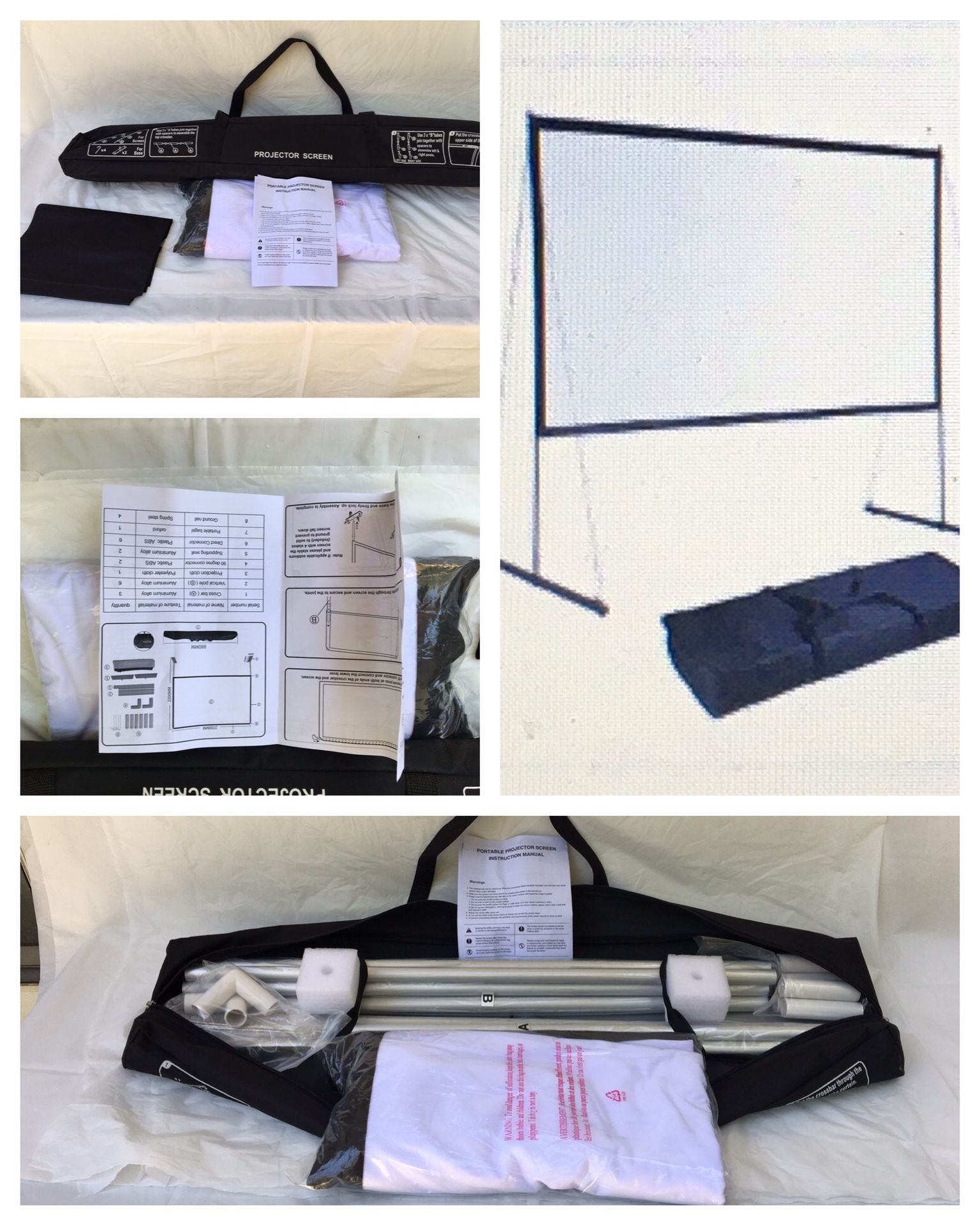 PENDING SALE*Brand New* 120” Projection Screen
