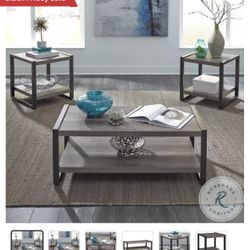 Living Room Table Set 2 End Tables 1 Coffee Table 