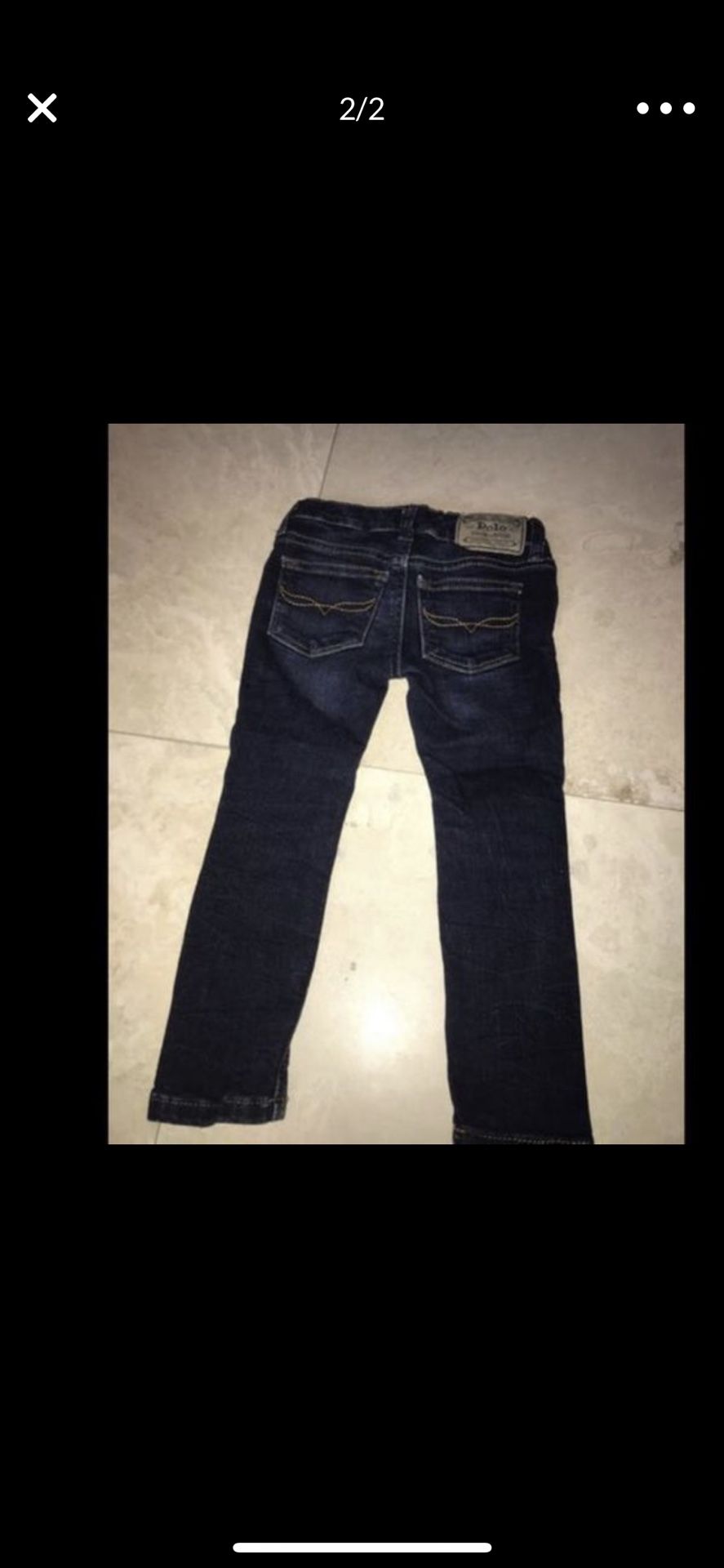 Ralph Lauren kid Girls jeans size 2T like new