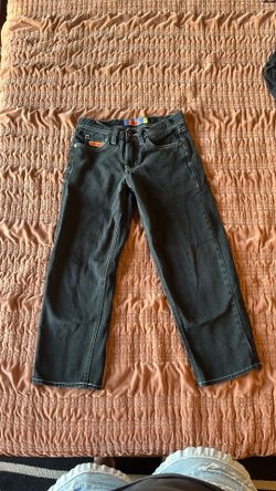Boys Empyre Black w/ White Stitching Pants