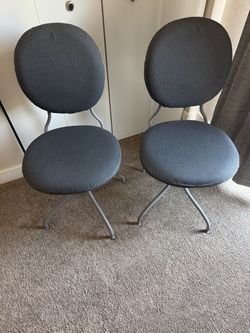 Gray Adjustable Desk Chairs